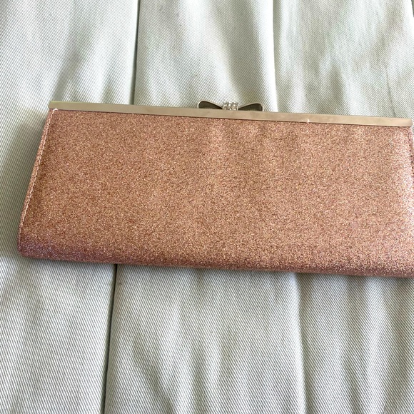International concepts pink glittery evening clutch - Picture 2 of 5